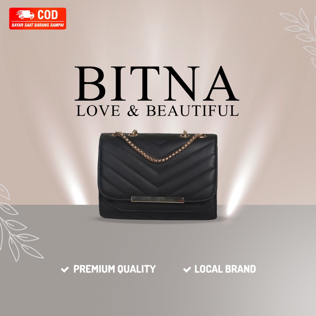 LOCAL BRANDED Tas Wanita tali rantai Elegan Original [ COD ]