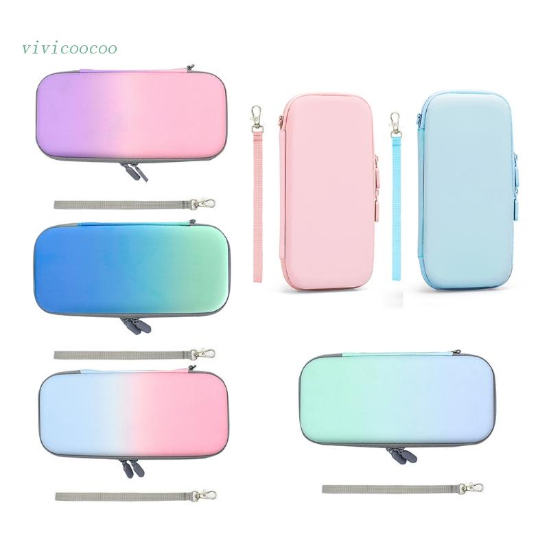 Vivi Tas Pouch Penyimpanan Konsol Game Nintendo Switch OLED Dengan Resleting