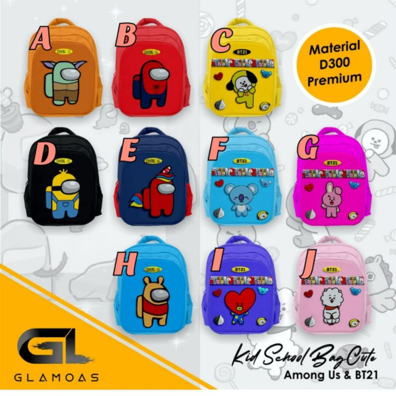 TAS AMONG US & BT21 GLAMOAS