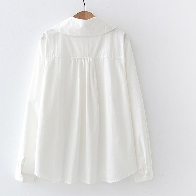 TERLARIS Blouse murah / blouse wanita / korean blouse / korean style / blouse putih / polos / RAMONA