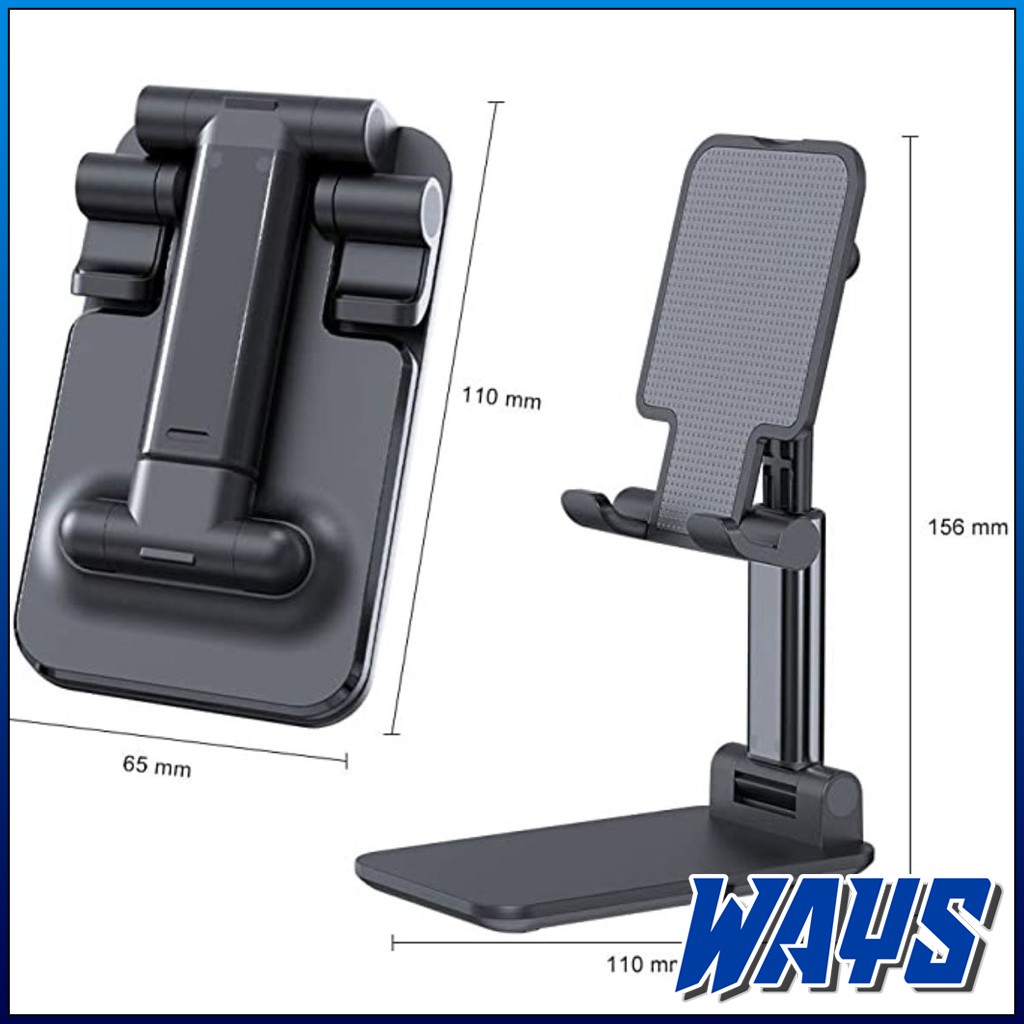 [Z140] Stand Holder Kaca Cermin Phone Lipat Liftable Foldable Hp Handphone Tablet Gadget / Dudukan HP Meja