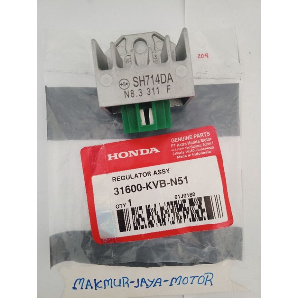 REGULATOR KIPROK HONDA BEAT FI.SPACY FI.MEGAPRO NEW.REVO FI.INJEKSI KZL HONDA HGP ORI