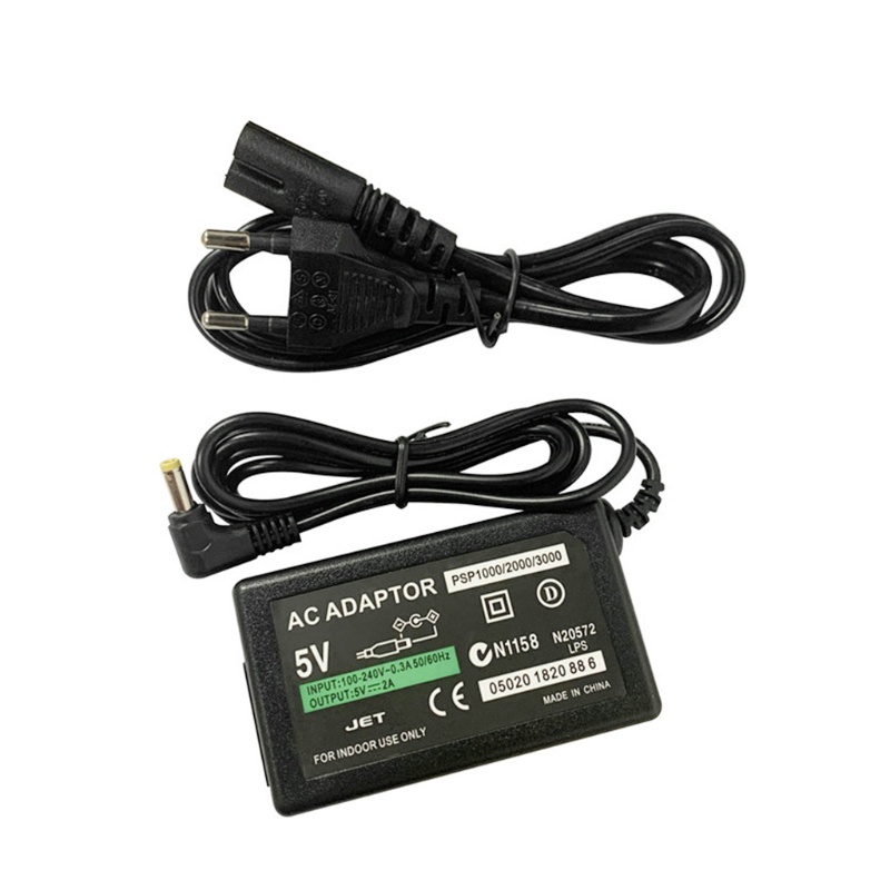 Btsg Charger 5V AC Adapter Kabel Power Charger Dinding Rumah Untuk PSP 1000 2000 3000