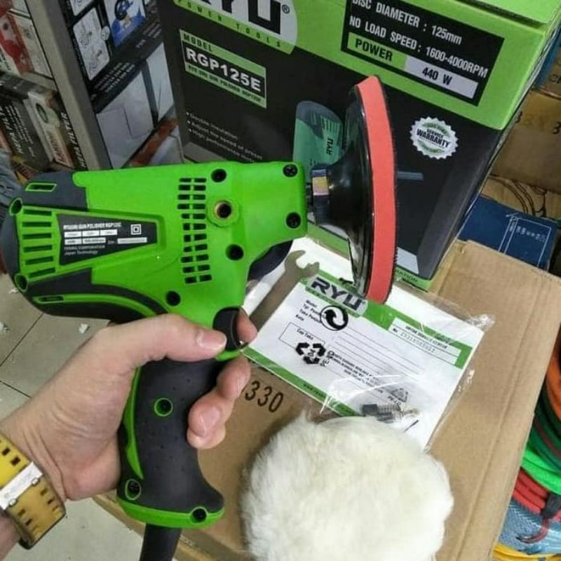 MESIN POLES RYU GUN POLISHER TEKIRO RYU RGP 125E

