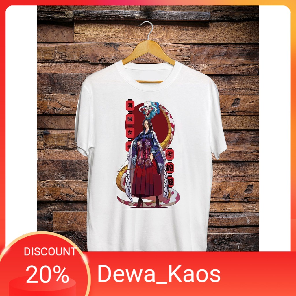 HANCOCK ONNE PIECE / KAOS KEREN PRIA / KAOS KEREN ANIME / KAOS KEREN DISTRO / KAOS KEREN MURAH PRIA