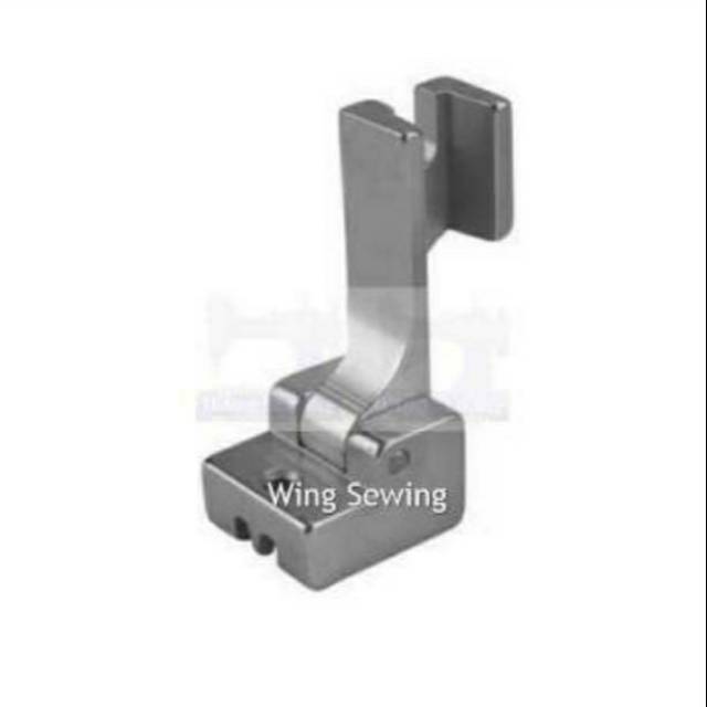 Presser Foot Sepatu Seleting Ritsleting Resleting Zipper Jepang Besi Mesin Jahit Industri
