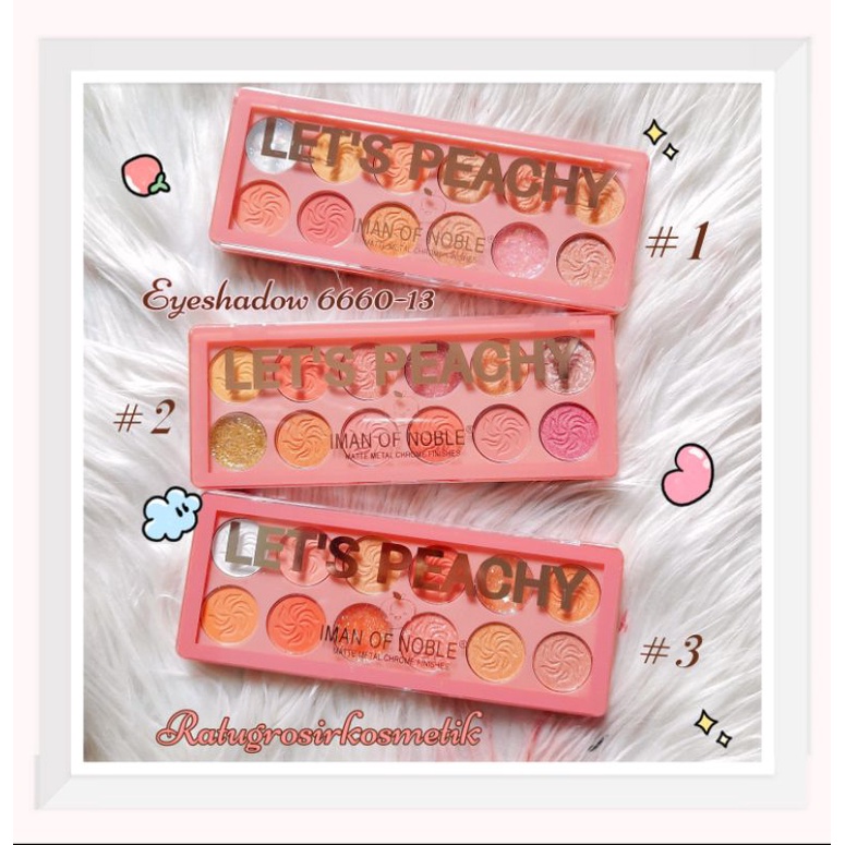 PROMO!!!EYESHADOW PALETTE SWEET PEACH/LETS PEACHY NO.6660-12/13