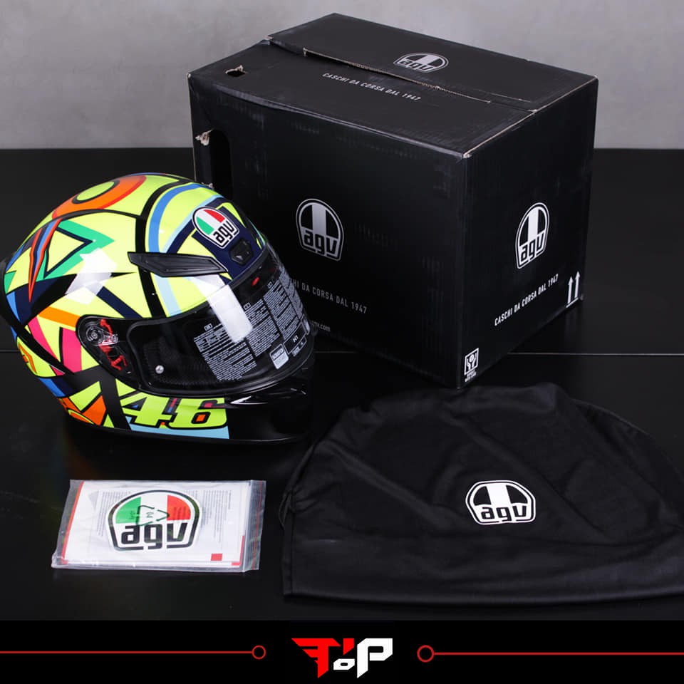 AGV K1 ROSSI SOLELUNA 2017 HELM FULL FACE