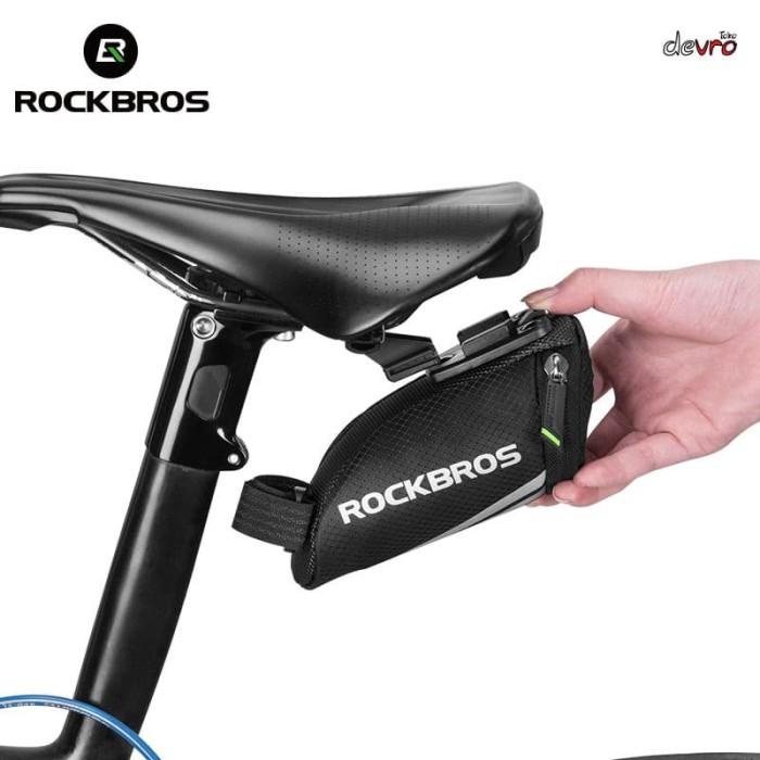 Tas Sepeda Mini Bicycle Saddle Rear Bag - Tas Sadel - Rockbros C28 Best Seller