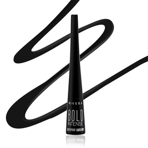 Rivera Bold Intense waterproof liquid Eyeliner Thin Brush