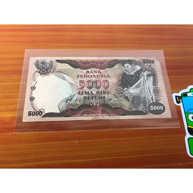 Uang Kuno 5000 Penjala Ikan Seri BDV