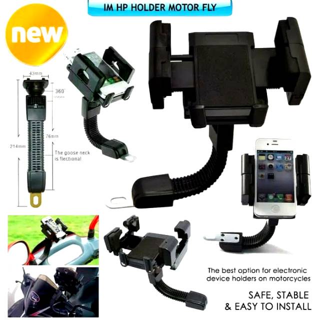 Holder dudukan hp buat di motor