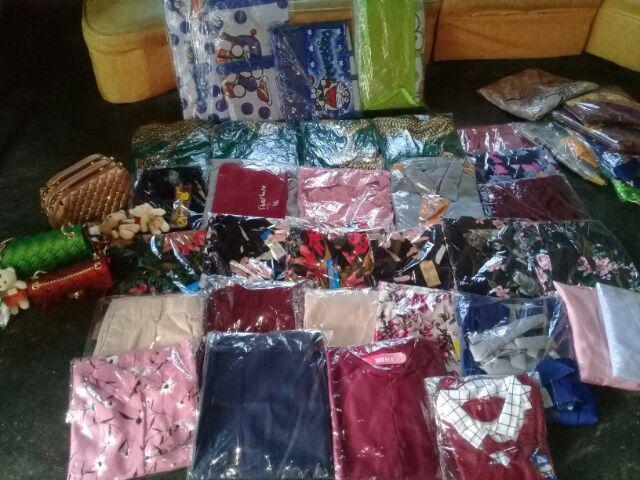 Rx Stelan Kebaya Brukat Batik Set Bianca Bians