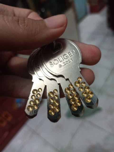 Gembok Soligen 50 Mm Pendek Kuningan Computer Key