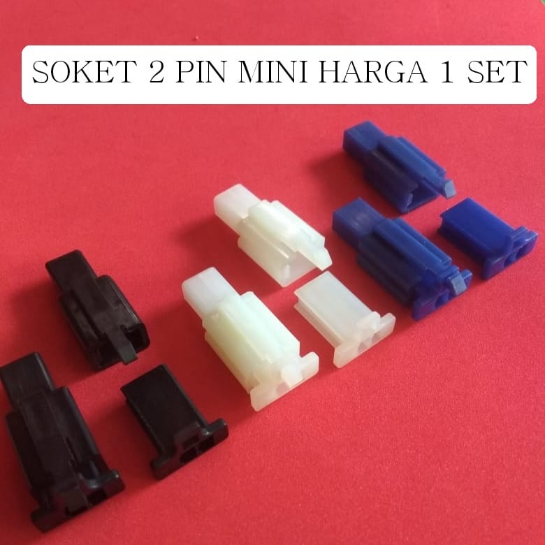 Soket 2 Pin Mini sepasang male female/ 1 set