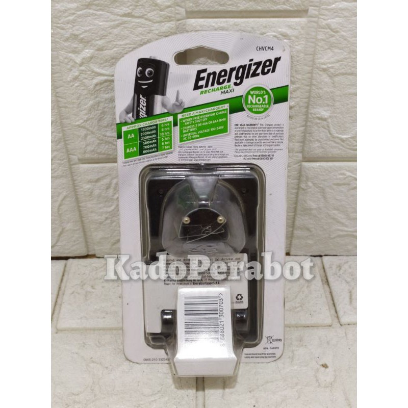 Energizer Recharger maxi 4AA 2000mAh - baterai isi ulang - batre cas