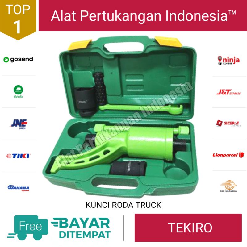 TEKIRO Kunci Torsi Roda Truk Impek Alat Buka Baut Truck Impact Labor Saving Wrench