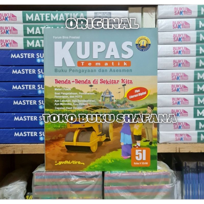 Paket Buku Kupas Tematik 5F 5G 5H 5I Kelas 5 SD Yudhistira K13 Edisi Revisi ( Harga 4 Buku )