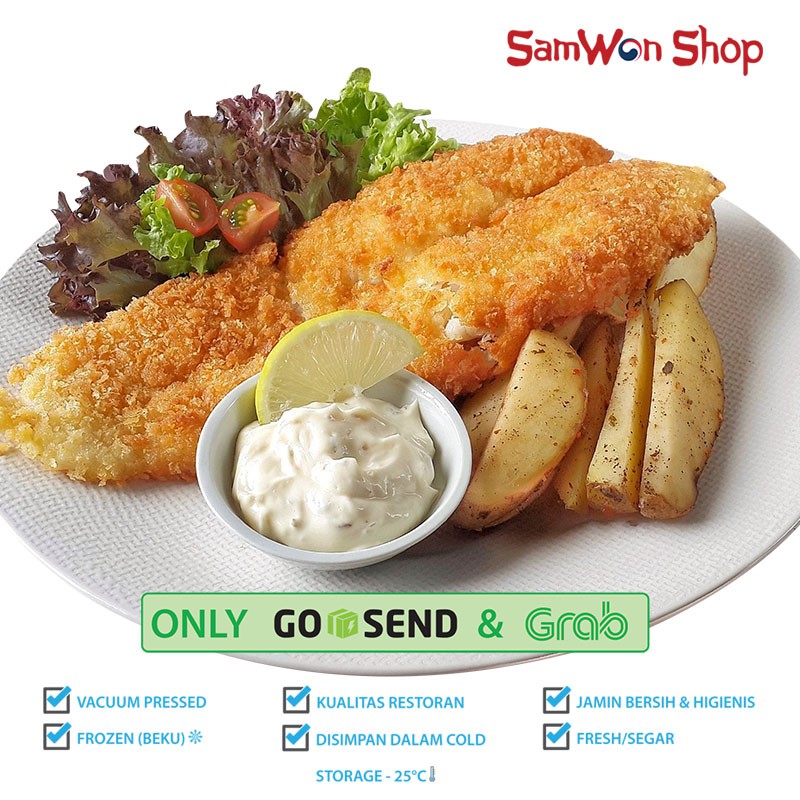 

IKAN DORY FROZEN FILLET PREMIUM 1KG - FISH N CHIP DORI TANPA TULANG & KULIT