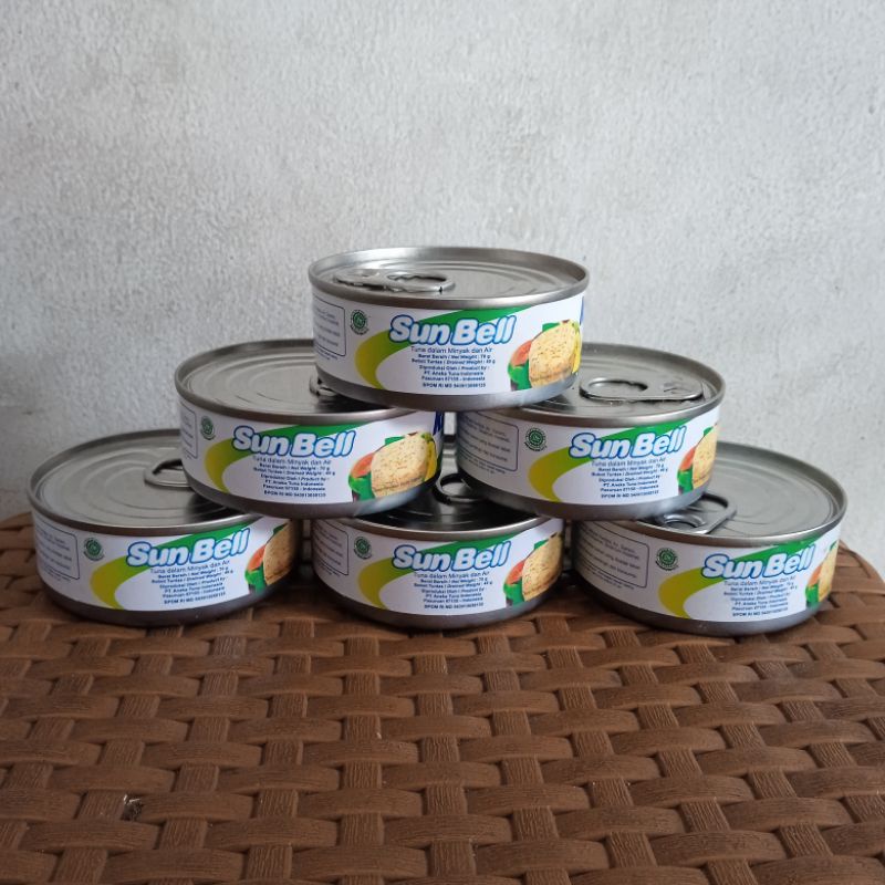 

sunbell katsuo / ikan tuna dalam kaleng 70 gram