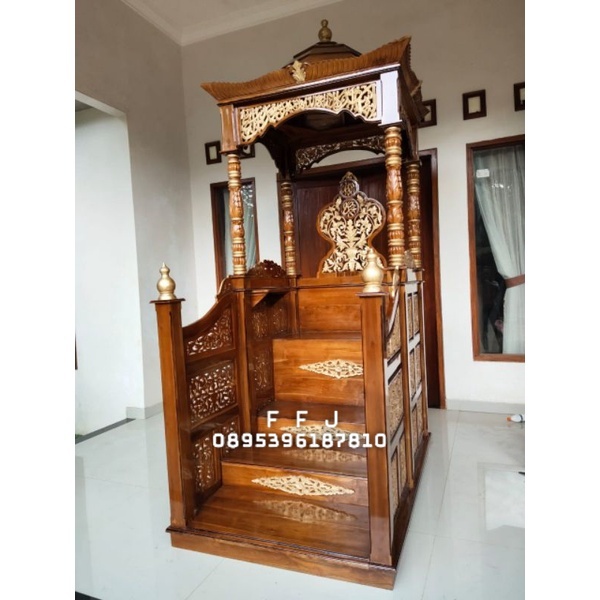 mimbar masjid kubah mimbar masjid pintu depan mimbar masjid termurah terlaris