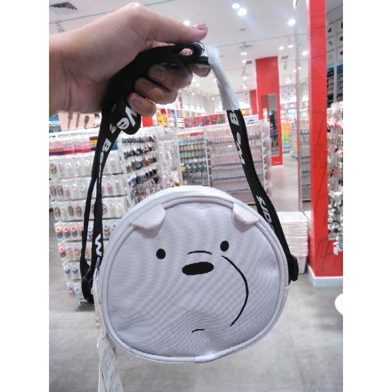 MINISO PROMO DISKON Tas we bare bears / slingbag we bare bears