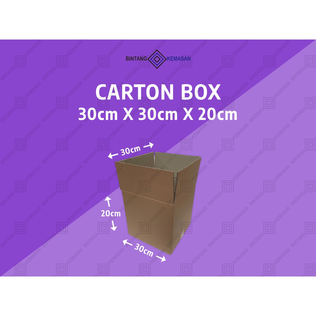 Kardus Karton 30x30x20cm Dus Packing