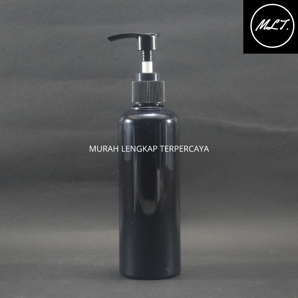 BOTOL PUMP 250ML HITAM DAN PUTIH