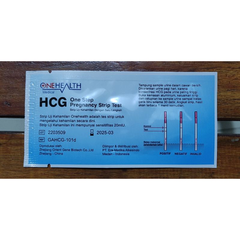 OneHealth Testpack 1 Strip / Test Kehamilan / HCG