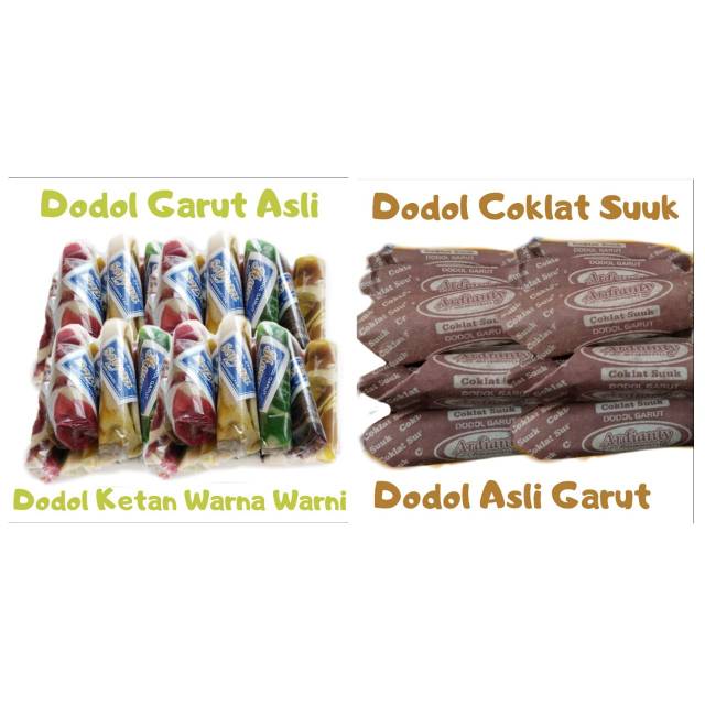 

Dodol Garut 500 gr Mix Ketan Warna Warni dan Coklat Suuk Cemilan Manis Camilan Khas Unik_x000D_ Makanan