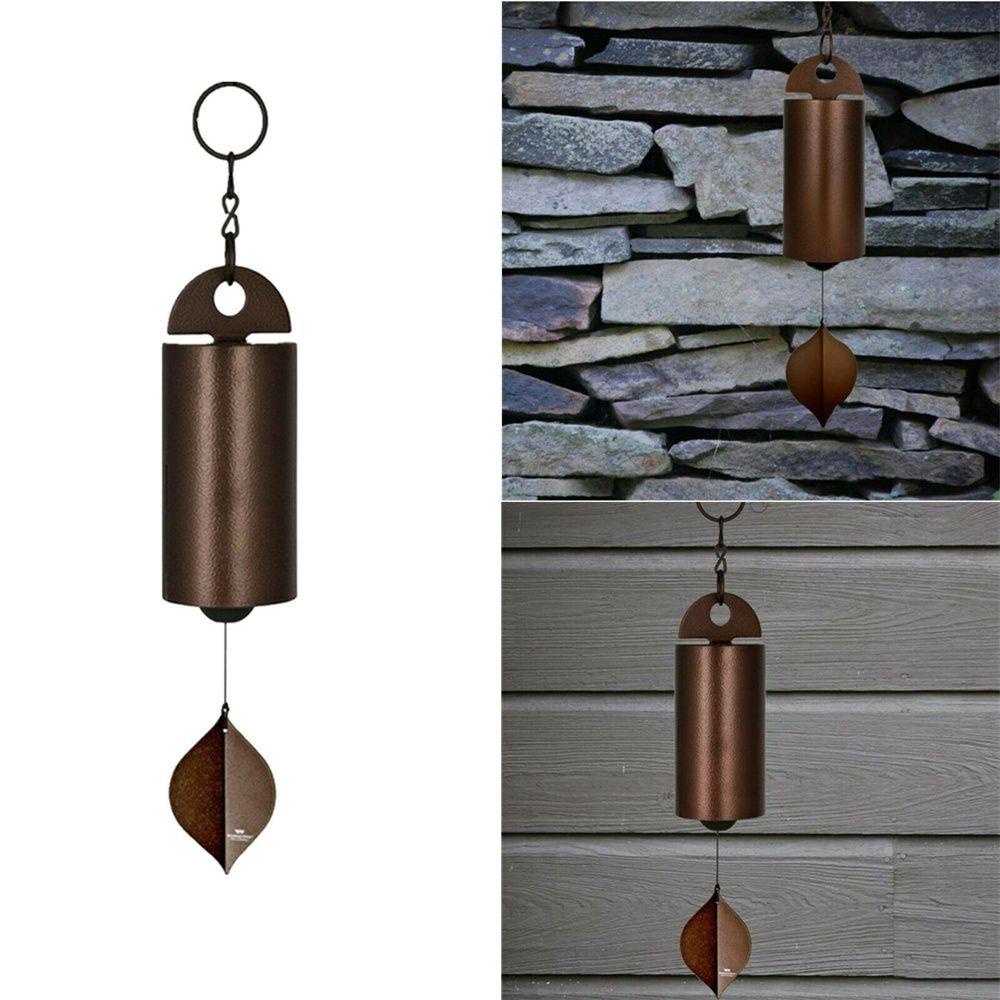 R-bunga Lonceng Angin Logam Antik Hadiah Yard Outdoor Serenity Bell