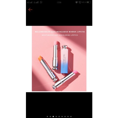 [READY] MAYCREATE LIPSTICK LIPBALM ORIGINAL KOREA