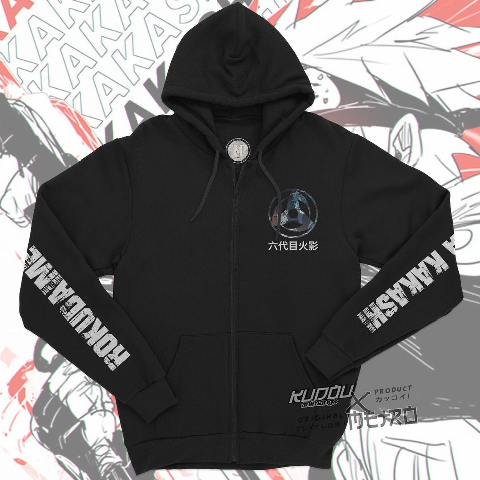 Jaket Rokudaime Kakashi Anime Manga Naruto Premium Unisex