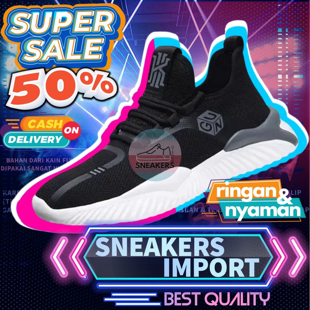 Sepatu Sport Pria Import Terbaru Sepatu Sneakers Sport Joging Pria Import Sepatu Lari Running Joggin