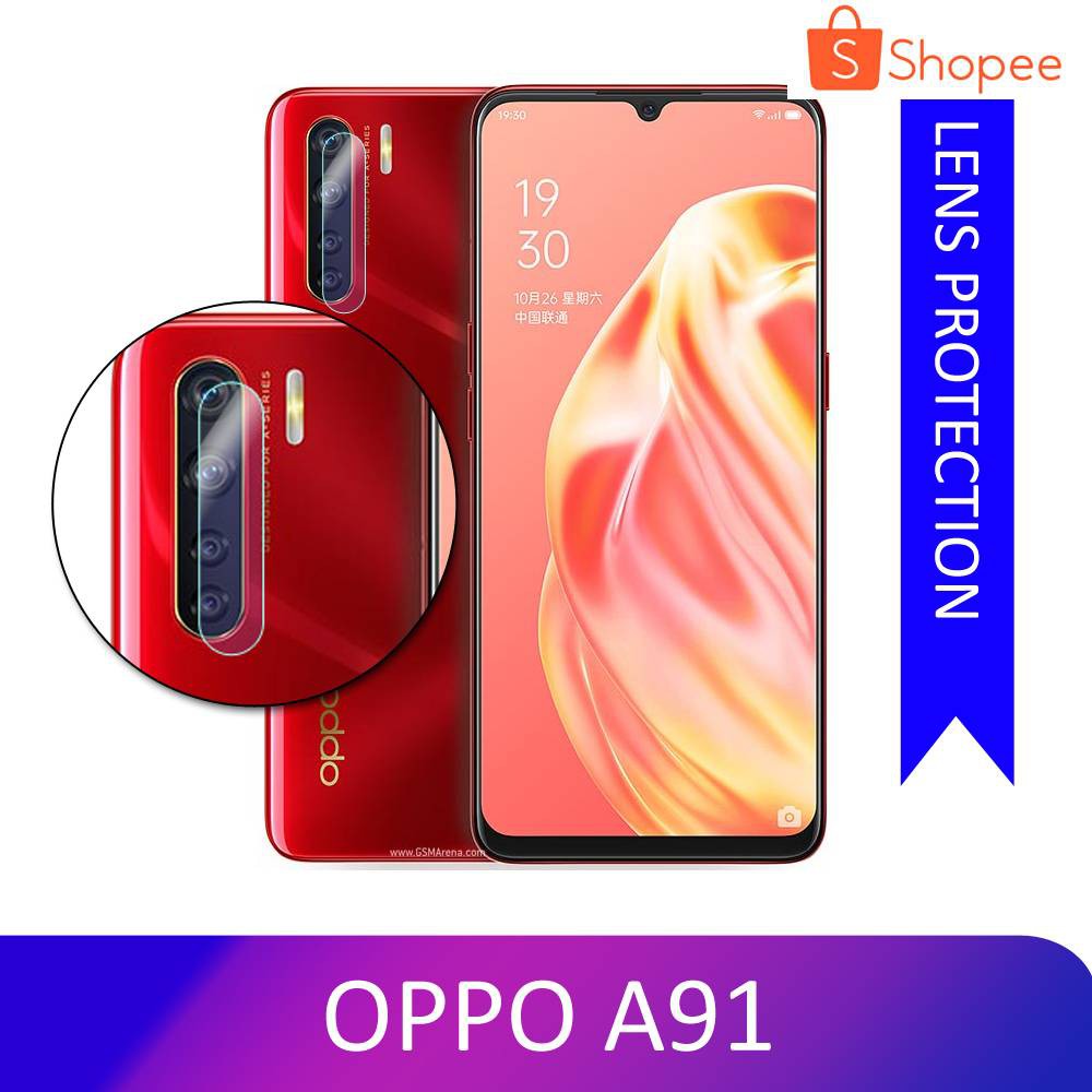 Tempered Glass Kamera OPPO A91 Pelindung Kamera Bahan kaca