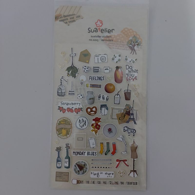 

Suatelier - Reminisce stickers no. 1025 sheet pack sticker vintage KKV jastip