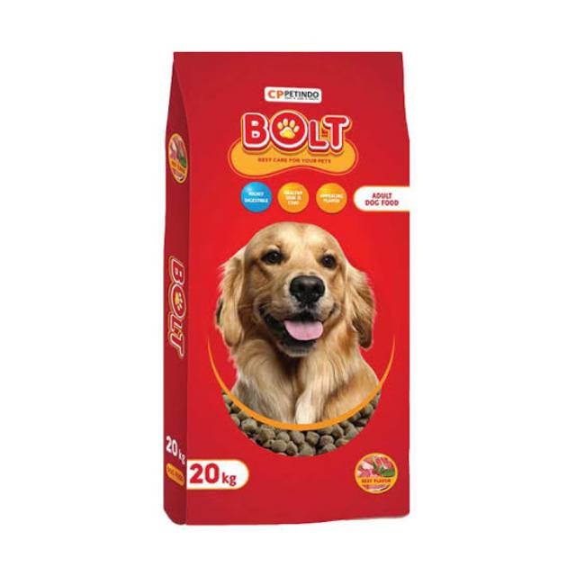 Bolt Dog Food 1kg Makan Anjing Repack