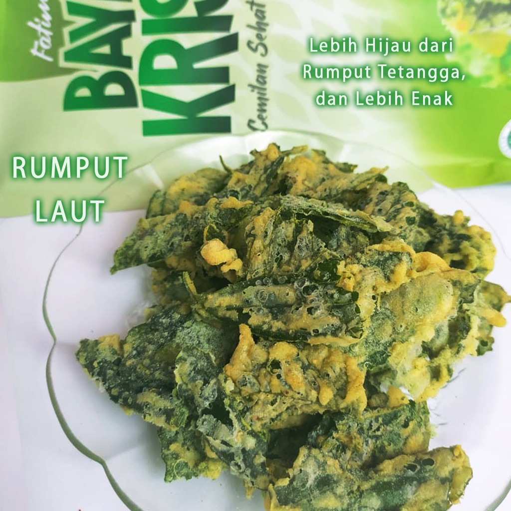 

Keripik Bayam Krispy Rasa Rumput Laut | Sehat Non Pengawet