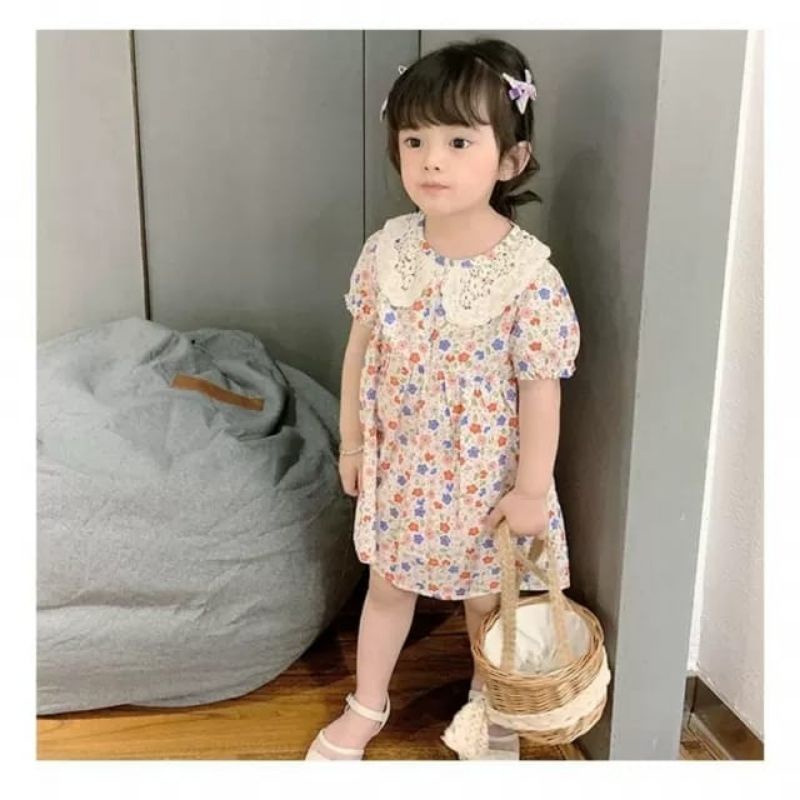 DRESS BUNGA KECIL