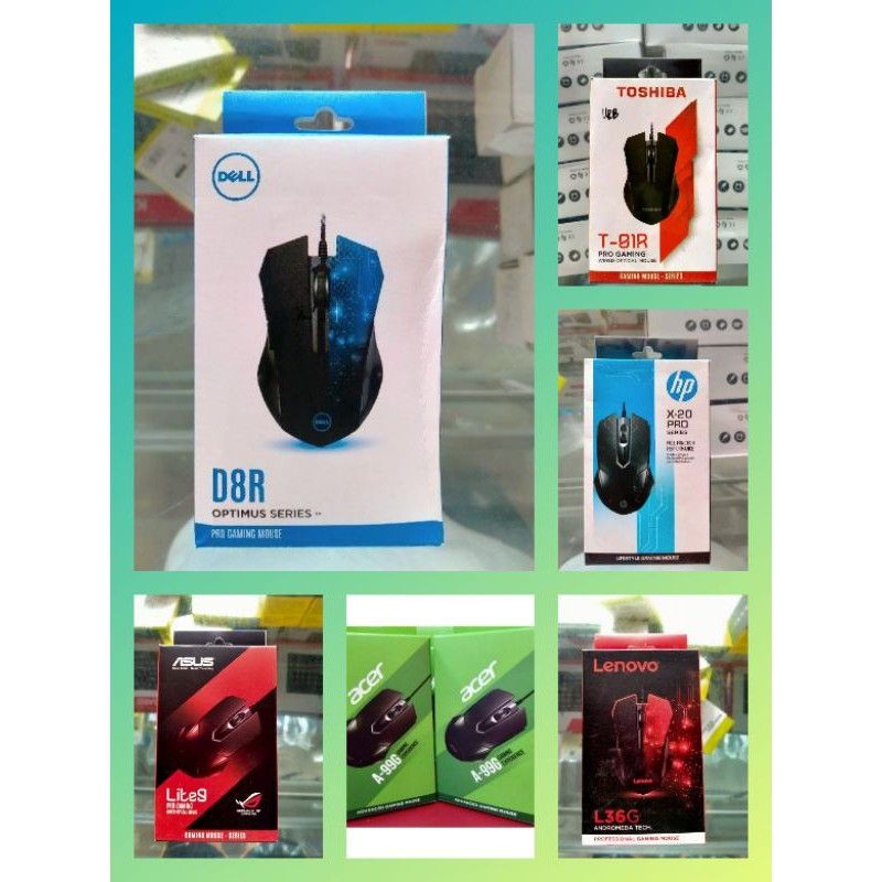 Mouse Gaming / Mouse Branded / Mouse usb gaming branded