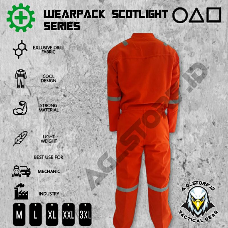 Wearpack kerja | baju bengkel | wearpack bengkel | baju safety | baju kerja