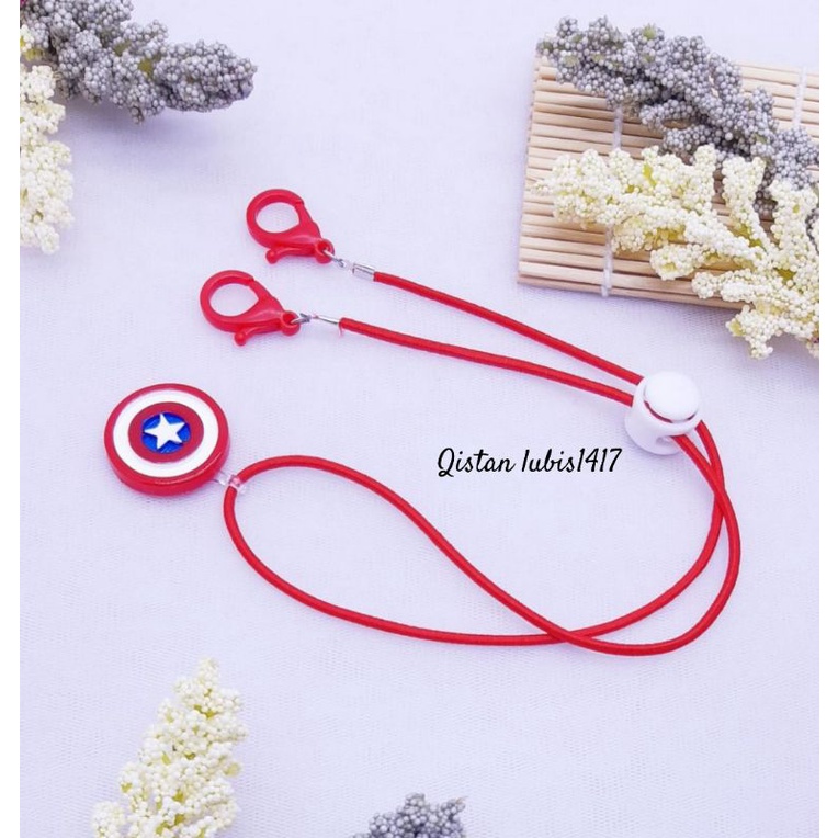 Strap mask capten Amerika beli 10 free 2