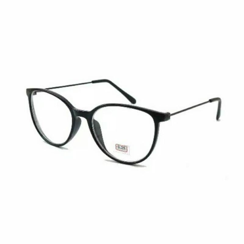 Kacamata Minus Frame Cateye Glasses Lensa AntiRadiasi Unisex (GRATIS BOX DAN LAP)