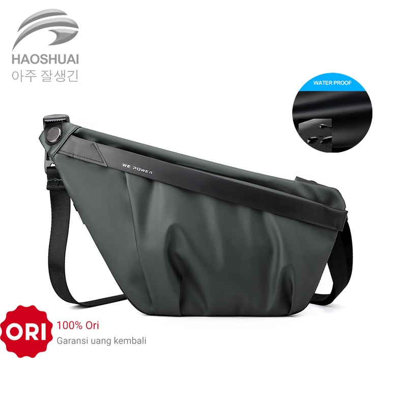 HAOSHUAI 1100-43 Tas Selempang Pria Sling Bag Pria Waterproof WATCHKITE WKOS