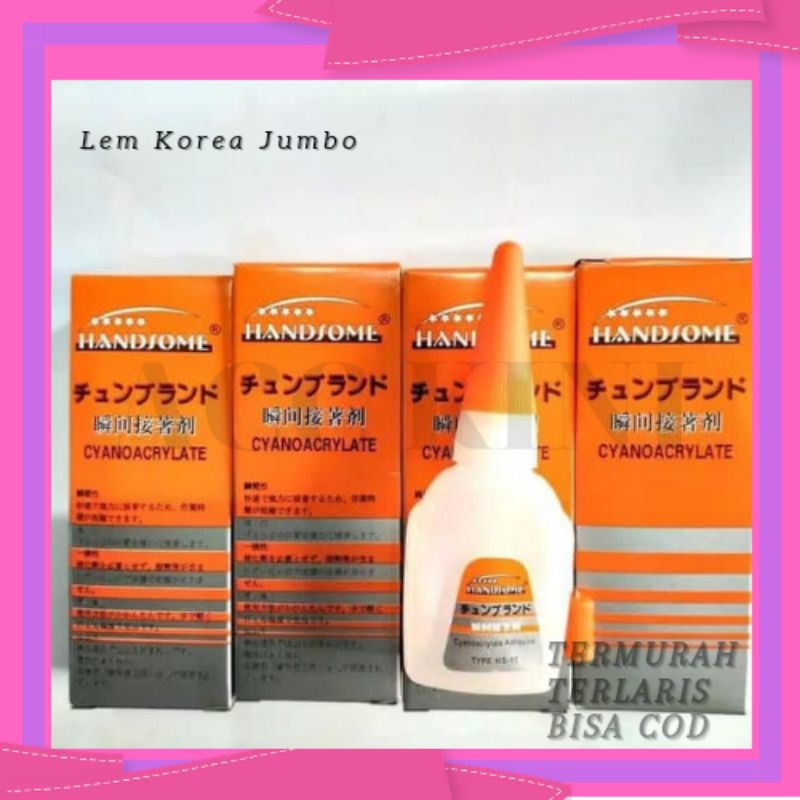 

AccKini - Lem Korea / Lem Korea Jumbo / Lem Korea Super / Lem Perekat Termurah Bisa COD