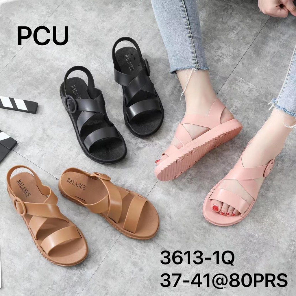 SANDAL WANITA BAN2 DAN SILANG GESPER 3613