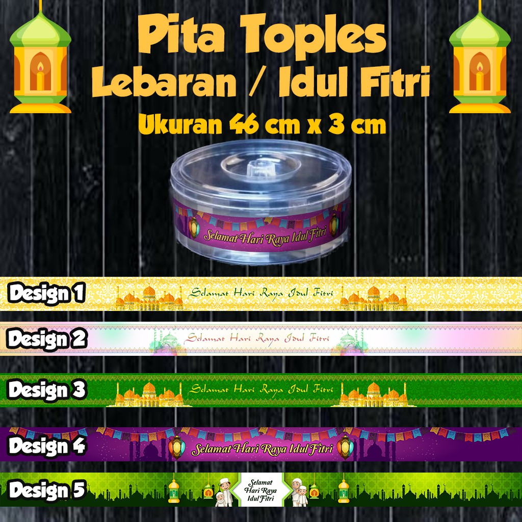 

Pita Toples Idul Fitri - 1 pack isi 12 pcs