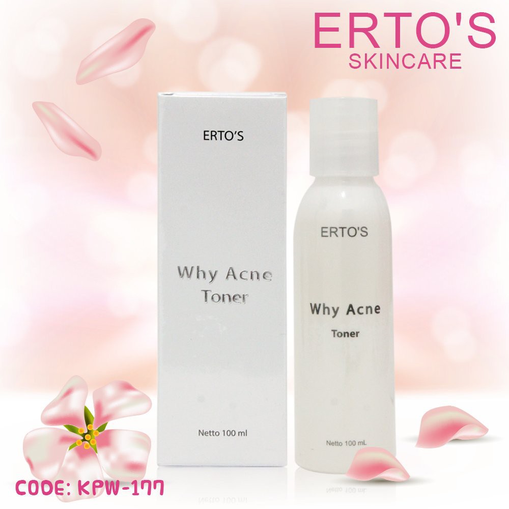 WHY ACNE TONER ERTOS / TONER JERAWAT ERTO'S