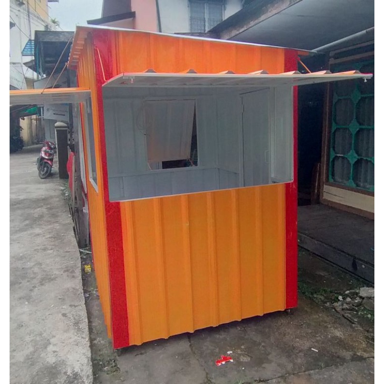 BOOTH SEMI CONTAINER / GEROBAK MURAH / PROMO AWAL TAHUN/BACA DESKRIPSI/KHUSUS KALSEL