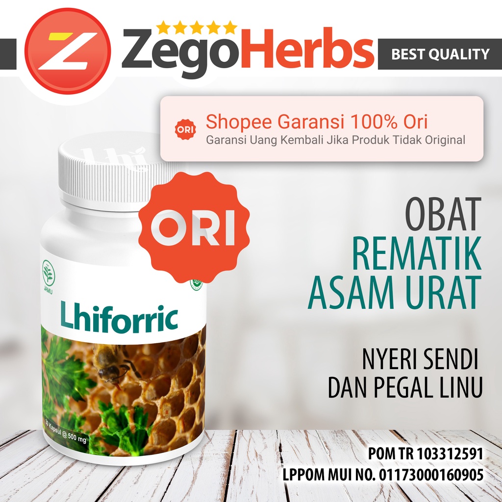 Lhiforric untuk atasi asam urat dan masalah otot